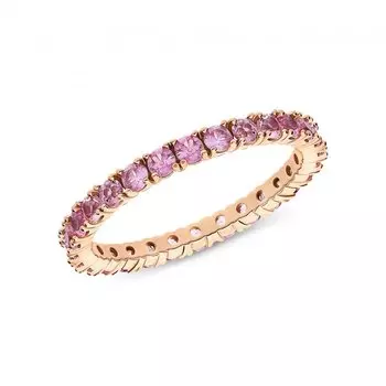 Золотое кольцо с сапфирами природными