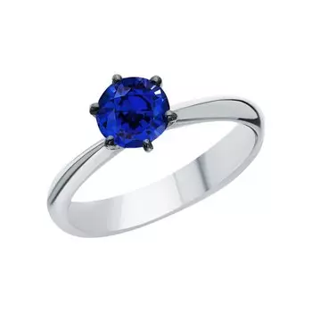 Золотое кольцо с сапфиром