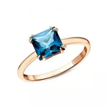 Золотое кольцо с топазом