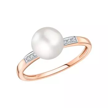 Золотое кольцо с жемчугом