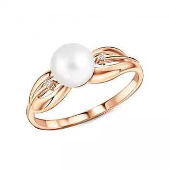 Золотое кольцо с жемчугом