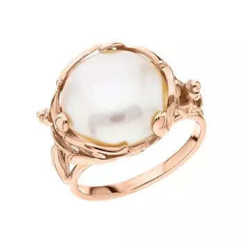 Золотое кольцо с жемчугом