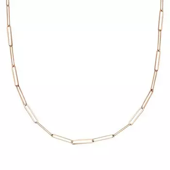 Золотое колье с фианитами