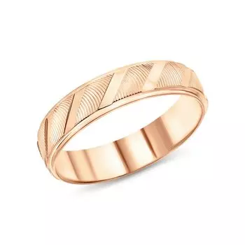 Золотое обручальное кольцо