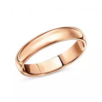 Золотое обручальное кольцо