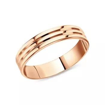 Золотое обручальное кольцо