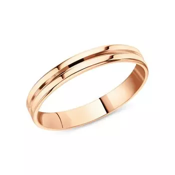Золотое обручальное кольцо