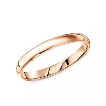 Золотое обручальное кольцо