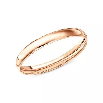 Золотое обручальное кольцо