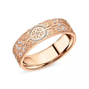 Золотое обручальное кольцо