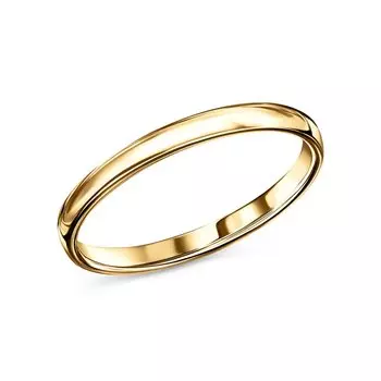 Золотое обручальное кольцо