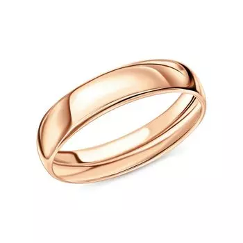 Золотое обручальное кольцо