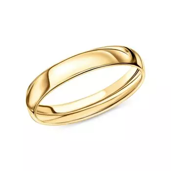 Золотое обручальное кольцо