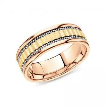 Золотое обручальное кольцо