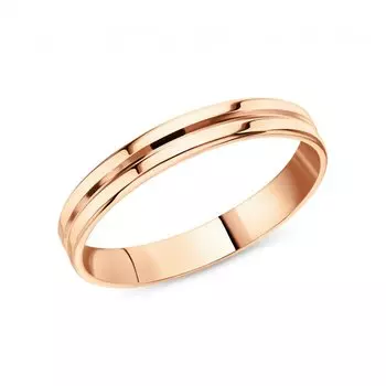 Золотое обручальное кольцо