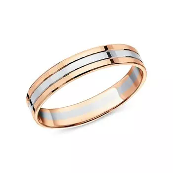 Золотое обручальное кольцо