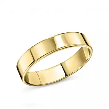 Золотое обручальное кольцо