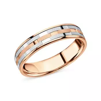 Золотое обручальное кольцо