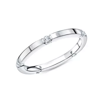 Золотое обручальное кольцо с бриллиантами