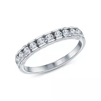 Золотое обручальное кольцо с бриллиантами