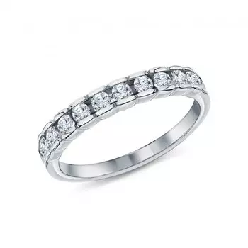 Золотое обручальное кольцо с бриллиантами