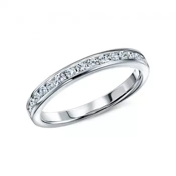 Золотое обручальное кольцо с бриллиантами