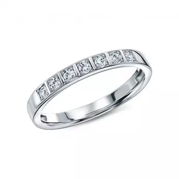 Золотое обручальное кольцо с бриллиантами