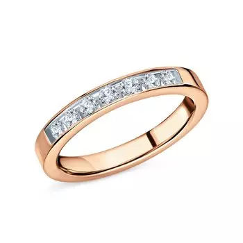 Золотое обручальное кольцо с бриллиантами