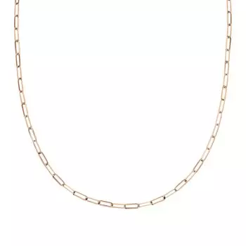 Золотое шейное украшение с фианитами