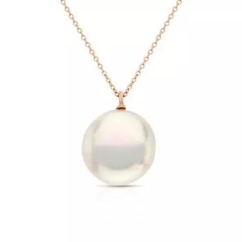 Золотое шейное украшение с жемчугом