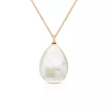 Золотое шейное украшение с жемчугом