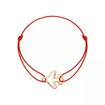 Золотой браслет на нити