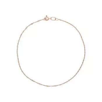 Золотой браслет на ногу