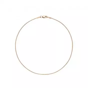 Золотой браслет на ногу