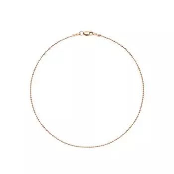 Золотой браслет на ногу