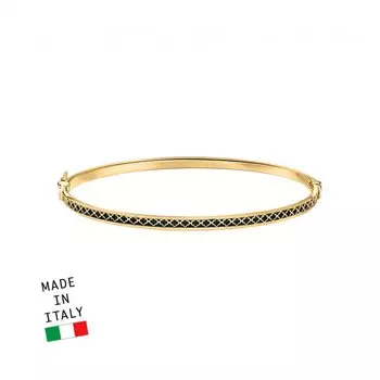 Золотой браслет с эмалью