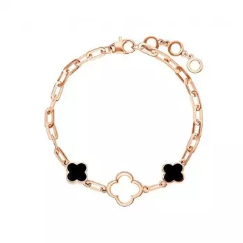 Золотой браслет с эмалью