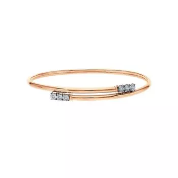 Золотой браслет с бриллиантами природными