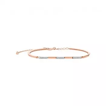 Золотой браслет с бриллиантами природными