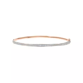 Золотой браслет с бриллиантами природными