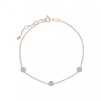 Золотой браслет с бриллиантами природными