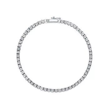 Золотой браслет с бриллиантами природными