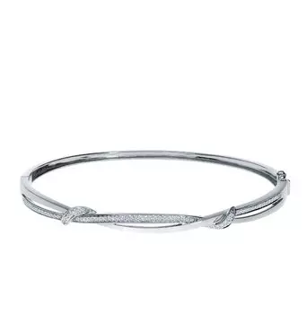 Золотой браслет с бриллиантами природными