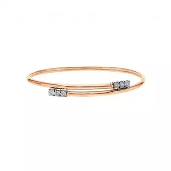 Золотой браслет с бриллиантами природными