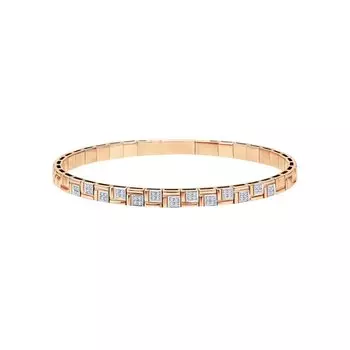 Золотой браслет с бриллиантами природными