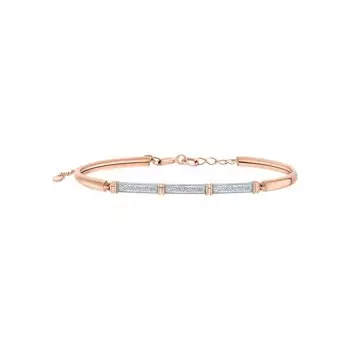 Золотой браслет с бриллиантами природными