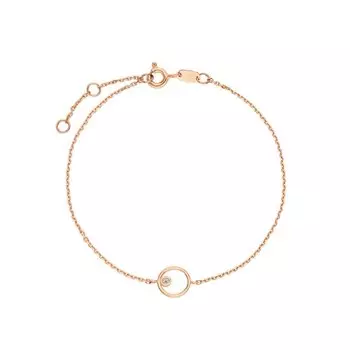 Золотой браслет с бриллиантами природными