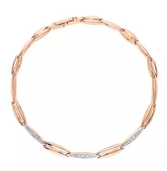 Золотой браслет с бриллиантами природными