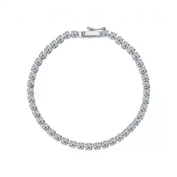 Золотой браслет с бриллиантами выращенными