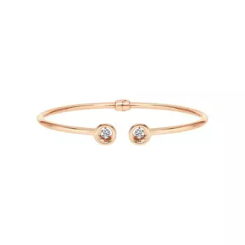 Золотой браслет с фианитами